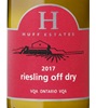 Huff Estates Winery Off Dry Riesling 2017