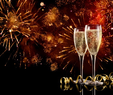 champagne new years