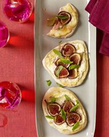 Fig and Paneer Pizza