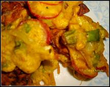 Radish and Scallion Pakoras - Radish and Scallion tempuras with Chickpea batter