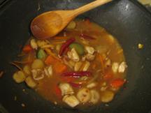 Semi Spicey Squid and Shrimp Stir Fry