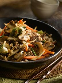 Ginger Beef And Mushroom Stir-Fry