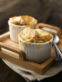 Mushroom Soup Au Gratin