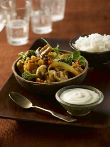 Quick Chicken And Vegetable Indian Curry