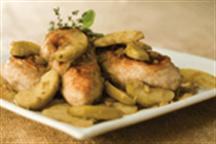 Brandy Chicken With Sage