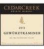 CedarCreek Estate Winery Gewürztraminer 2014