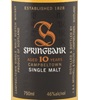 Springbank 10-Year-Old Cambeltown Single Malt Scotch Whisky