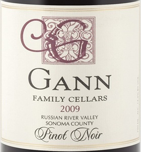 Gann Family Cellars Pinot Noir 2009