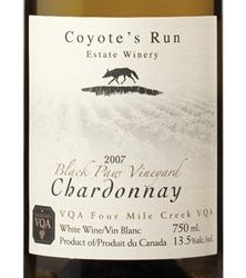 Coyote's Run Black Paw Vineyard Chardonnay 2009
