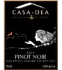 Casa-Dea Estates Winery Pinot Noir 2011