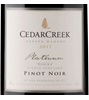 CedarCreek Estate Winery Platinum Block 4 Pinot Noir 2017
