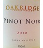 Oakridge Pinot Noir 2010