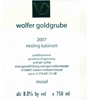Vollenweider Kabinett Wolfer Goldgrube Riesling 2008