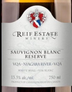 Reif Estate Winery Reserve Sauvignon Blanc 2017