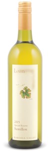 Loan Wines Special Reserve Unoaked Tanunda Creek Vineyards Semillon 2005
