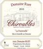 Domaine Ruet La Fontenelle Chiroubles Gamay (Beaujolais) 2010