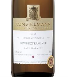 Konzelmann Estate Winery Winemaster's Collection Late Harvest Gewürztraminer 2008