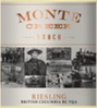 Monte Creek Ranch Winery Thompson Valley Riesling 2016