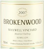 Brokenwood Maxwell Semillon 2009