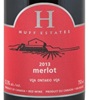 Huff Estates Winery Merlot 2016
