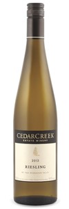 CedarCreek Estate Winery Riesling 2013