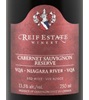Reif Estate Winery Reserve Cabernet Franc 2012