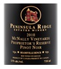 Peninsula Ridge Estates Winery Mcnally Vineyards Proprietor's Reserve Pinot Noir 2010