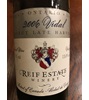 Reif Estate Winery Vidal Select Late Harvest 2006