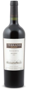 Terrazas De Los Andes Reserva Malbec 2010