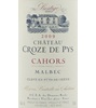Château Croze De Pys Cahors Prestige Domaines Roche, Récolt. Malbec 2007