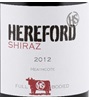 Hereford Tisdall Winery Shiraz 2012
