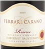 Ferrari-Carano Reserve Cabernet Sauvignon 2010