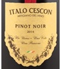 Italo Cescon Pinot Noir 2014