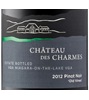 Château des Charmes Estate Bottled Old Vines Pinot Noir 2012