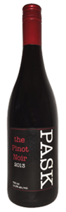 Scorched Earth Winery Pask Pinot Noir 2014
