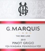 G. Marquis Vineyards The Red Line Pinot Grigio 2015