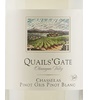 Quails' Gate Estate Winery Chasselas Pinot Gris Pinot Blanc 2019