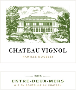 Château Vignol Blanc B. & D. Doublet 2010