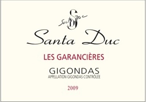 Domaine Santa Duc Les Garancières Gigondas 2009