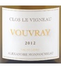 Clos Le Vigneau Alexandre Monmousseau Vouvray 2012