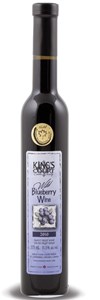 King's Court Estate Winery Wild Blueberry Sweet Fruit Wine . 2010