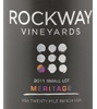 Rockway Vineyards Small Lot Meritage 2011