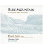 Blue Mountain Vineyard and Cellars Pinot Noir 2012