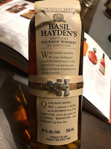 Basil Hayden's 8 Years Old Kentucky Straight, 80 Proof Bourbon Whiskey