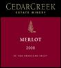 CedarCreek Estate Winery CedarCreek Merlot 2008