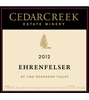 CedarCreek Estate Winery CedarCreek Ehrenfelser 2012