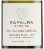 Rapaura Springs Bull Paddock Vineyard Sauvignon Blanc 2019