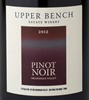Upper Bench Estate Winery Upper Bench & Four Shadows Pinot Noir 2012