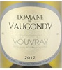 Domaine De Vaugondy Vouvray 2012