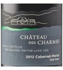 Château des Charmes Old Vines Estate Bottled Cabernet Merlot 2012